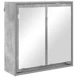vidaXL Badezimmerspiegelschrank mit Regal Beton Grau 60 x 20 x 60 cm