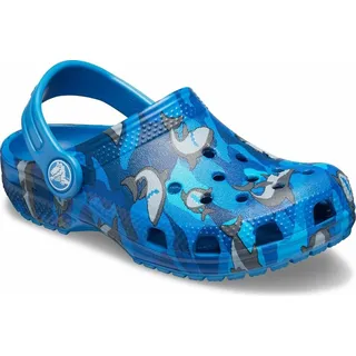 Crocs Classic Shark Ps Holzschuhe - Prep Blue - EU 23-24