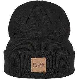 URBAN CLASSICS Logopatch Beanie Grau 122/128