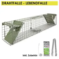 Petigi Lebendfalle Grün Drahtfalle 82 x 17 x 20
