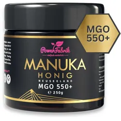 PowerFabrik Manuka Honig MGO 550+, im Glas
