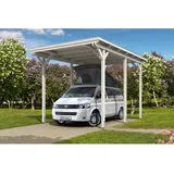 SKANHOLZ Skan Holz Carport Emsland Caravan 404 x 604 cm Weiß