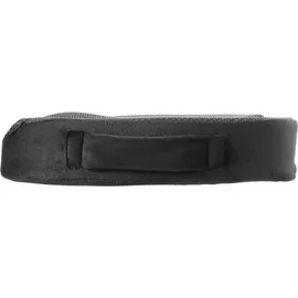 Powerton Orthopädisches Kissen, druckfeste Kunststoffspitze, ergonomisch, schwarz, Schaum mit Memory-Effekt,