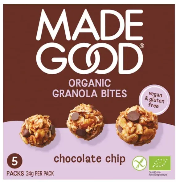 MadeGood Granola Bites Choco Chip bio