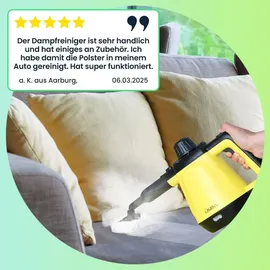 casativo Premium Dampfreiniger 3,5 bar gelb