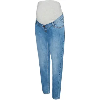 MAMA LICIOUS Mamalicious Umstands-Jeans Mom Fit Alberte Al Mb Maternity Jeans - Medium Blue Denim 28