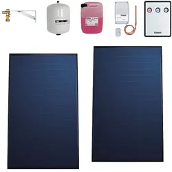 Vaillant Solarthermie-Paket 9.602/6 - 2 Kollektoren VFK 155 V zur solaren Nachrüstung - 5,02 m2 - 0010042388