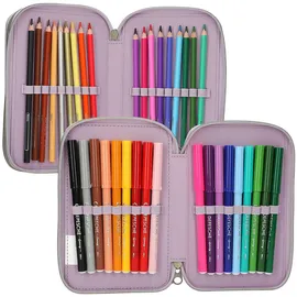 DEPESCHE 3-Fach Federtasche COWGIRL