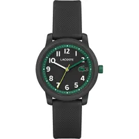 Lacoste Analog Quarzuhr für Kinder mit Schwarzes Silikonarmband - 2030042