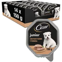 Cesar Junior Hundefutter Puppy Truthahn & Kalb 150 g