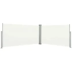 vidaXL Ausziehbare Seitenmarkise 160x600 cm Creme