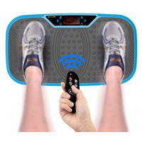 SportTronic Profi Vibrationsplatte 3D Wipp Vibrations Technologie, XXL Fläche: 68 x 38 cm, inkl. Trainingsbänder & Fernbedienung