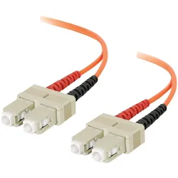 C2G Low-Smoke Zero-Halogen - Patch-Kabel - SC multi-mode (M)