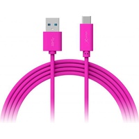 Xlayer Colour Line USB-A/USB-C 1.0m Pink