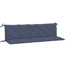 vidaXL Bankauflage 180 x 50 x 7 cm blau 2 St.