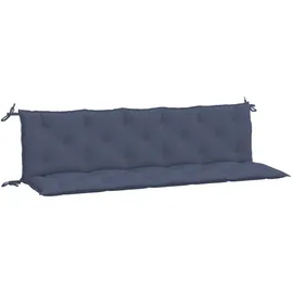 vidaXL Bankauflage 180 x 50 x 7 cm blau 2 St.