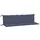 vidaXL Bankauflage 180 x 50 x 7 cm blau 2 St.