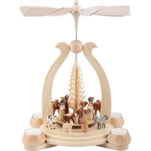 Müller Erzgebirge Bogenpyramide Heilige Geschichte 34cm -
