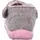 Fischer Markenschuh Klett-Hausstiefel Rosa 24