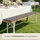 Dune Design Bierbankauflage 120 x 25 x 1 cm Filz 2 St.
