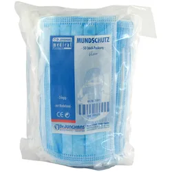 Mundschutz zur, zum Binden blau