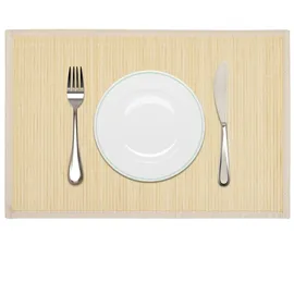 vidaXL 6 Bambus-Platzdeckchen 30 x 45 cm Braun