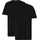 Lerros T-Shirt 2er-Pack, Baumwolle, für Herren, 290 BLACK, - XXXL