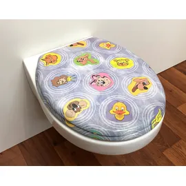 ADOB WC-Sitz Comic bunt