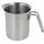 Metaltex Milchkrug mit Skala, Inox-Edelstahl 185354 010 , Füllmenge: 0,7 Liter