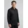 Olymp Businesshemd OLYMP Level Five body fit, Herren, Gr. 43, N-Gr, schwarz, 97% Baumwolle, 3% Elastolefin, Hemden, mit extralangem Arm