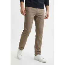 Selected Anzughose "SLH175-SLIM ROBERT FLEX PANTS NOOS", Herren, Gr. 32, Länge 32, sand, Web, Obermaterial: 67% Polyester, 29% Viskose, 4% Elasthan, unifarben, slim fit knöchellang, Hosen Anzughose