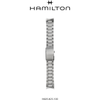 Hamilton Metall Khaki Navy Band-set Edelstahl H695.825.100 - silber