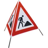 Magni Faltsignal Typ.70N, 700mm VKZ.123 "Baustelle"