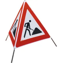 Magni Faltsignal Typ.70N, 700mm VKZ.123 "Baustelle"