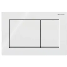 Geberit Omega30 Betätigungsplatte weiß/hochglanz-verchromt  115.080.KJ.1