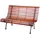 Proregal Gartenbank 80 x 122 x 70 cm Braun