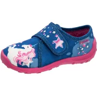 Fischer Markenschuh Boogy Hausschuh Blau 30