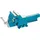 HAZET Schraubstock Metall blau