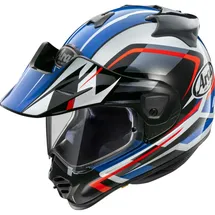 Arai Helmet Arai Tour-X5 Discovery, Endurohelm - Schwarz/Weiß/Blau/Rot - XL