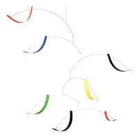 Flensted Mobiles - Breeze Mobile, grün / rot /