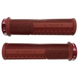 Peaty ́s Monarch Pro Grip Mushroom Fahrradgriffe - Brick Red