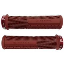 Peaty ́s Monarch Pro Grip Mushroom Fahrradgriffe - Brick Red