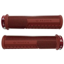 Peaty ́s Monarch Pro Grip Mushroom Fahrradgriffe - Brick Red