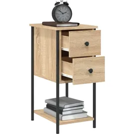vidaXL Nachttisch Sonoma-Eiche 32x42x70 cm Holzwerkstoff
