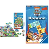 Ravensburger 22671 22671-Paw Zentrale-Mitbringspiel & Mitbringspiel - 20845 - Paw Patrol Domino - Das bekannte Legespiel für Kinder ab 3 Jahren, Paw Patrol Spielzeug, Paw Patrol Geschenke