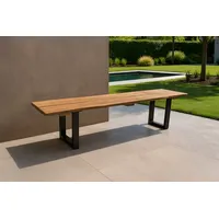 Sam - Gartenbank Outdoor Teakholz massiv 220 x 42