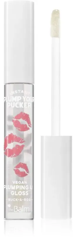 theBalm Plump Your Pucker Lip Gloss Lipgloss für mehr Volumen Farbton Buck-a-Roo 2.7 ml