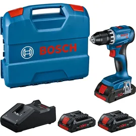Bosch Professional GSR 18V-45 inkl. 3 x 4,0 Ah + Ladegerät + L-Case