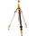 DeWalt Baustrahlerstativ Aluminium 1,20 bis 2,84 Meter gelb