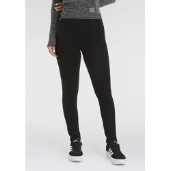 Thermoleggings HEATKEEPER, Damen, Gr. ML, N-Gr, schwarz, Obermaterial: 90% Polyester, 10% Elasthan, unifarben, klassisch, Hosen, Comfort-Leggings, wärmend, Feuchtigkeitsregulierung TOG 2.8